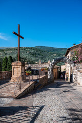 Wall Mural - Spello. Ancient atmosphere in the medieval village