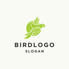 Wall Mural - Bird logo icon design template vector illustration