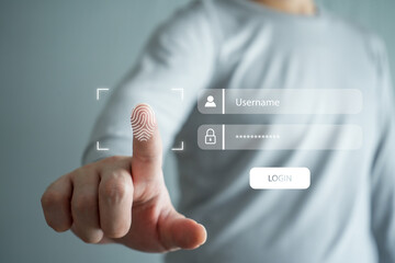 Aufkleber - cyber security concept. protection of privacy personal data. information security and encryption, fi