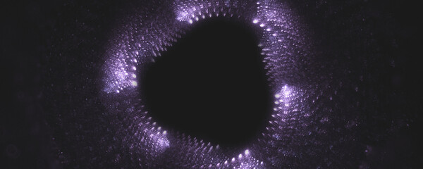 purple glowing galaxy hole abstract background