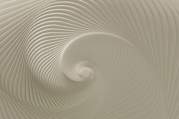 Wonderful  abstract  swirl  background. Trendy white gradient shapes. Liquid curve shape in motion. 3d rendering illustration Background pattern for design.