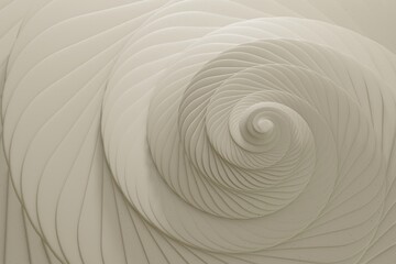 Poster - Wonderful  abstract  swirl  background. Trendy white gradient shapes. Liquid curve shape in motion. 3d rendering illustration Background pattern for design.