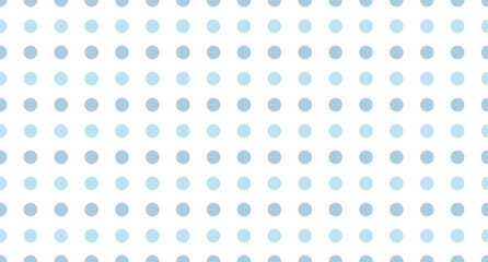 Poster - Seamless polka dot pattern. Vector repeating texture. Polka dot with color pastel background. Blue polka dot pattern. Blue polka wrapping texture. Vector illustration
