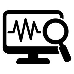 Wall Mural - Monitoring icon. Simple element from internet security collection. Creative Monitoring icon for web design, templates, infographics and more.