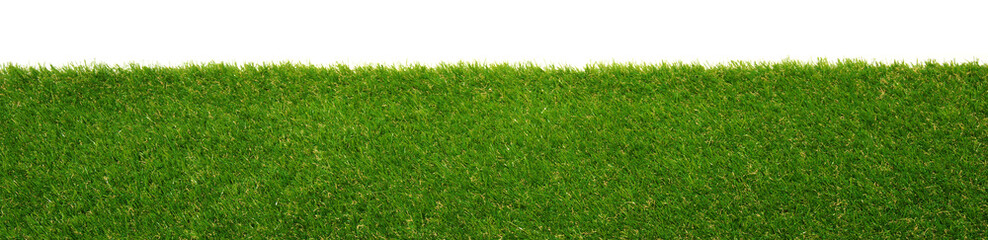 Sticker - Green grass isolated on white background