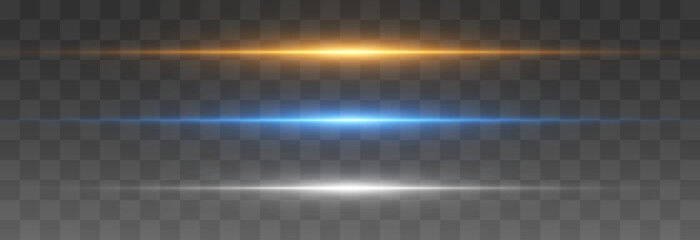 abstract lights lines on png. vector laser beams. glowing streaks on dark background. luminous neon 