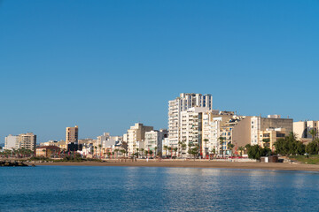 Sticker - Vinaros Spain seafront buildings Castellon province on Costa del Azahar