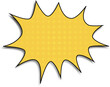 Comic sign clouds. Boom bang, wow and cool speech bubbles. Burst cloud expressions, comics mems humor dialogue bubbles or superheroes speak explode. Template for design