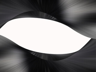 Poster - black and white abstract illustration background with line and shape