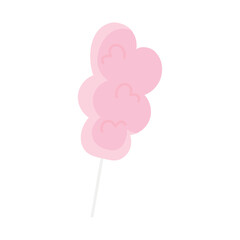 Poster - pink candy cotton