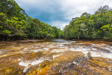 Wall Mural - View of Iracema Falls (Cachoeira Iracema) - Presidente Figueiredo, Amazonas, Brazil