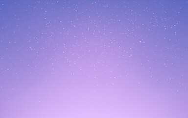 Wall Mural - Cosmic purple backdrop. Soft gradient sky with stars. Magic starry background. Night purple texture. Color outer space. Abstract futuristic wallpaper. Vector illustration