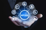 Fototapeta Desenie - Concept Of Compliance. Business Concept