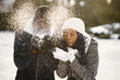 © prostooleh - African american couple in a winter forest
