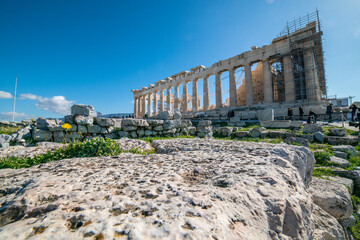 Wall Mural - Details of Erechtheion in Athens of Greece,