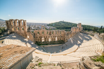 Wall Mural - Odeon of Herodes Atticus, Acropolis of Athens,