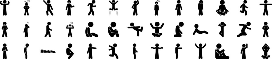 Poster - Child icons collection vector illustration design
