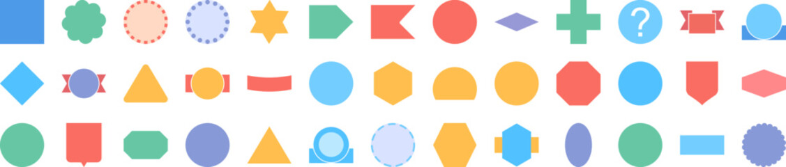 Aufkleber - Materia arrow symbol icons collection vector illustration design