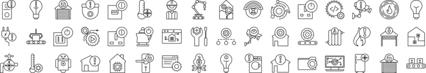 Aufkleber - Automation icons collection vector illustration design