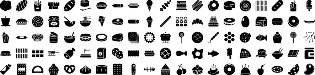Poster - dessert and bakery icons collection vector illustration design