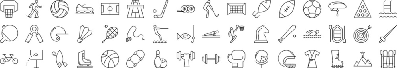 Sticker - Sport icons collection vector illustration design