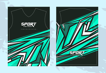 Sports jersey design for racing team, motocross, cycling, vector illustration