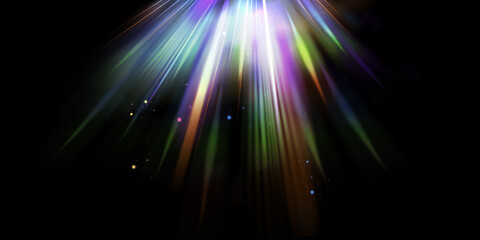 Wall Mural - light streak light effect, spotlight.