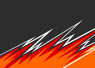 Poster - abstract background with gradient sharp and spike pattern and with some copy space area