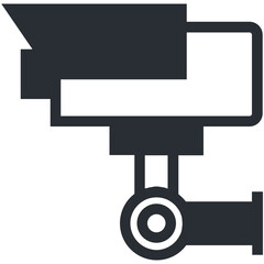 Sticker - Security Camera Vector Icon