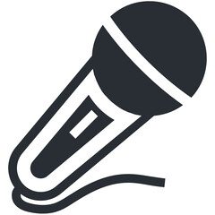 Poster - Mic Vector Icon