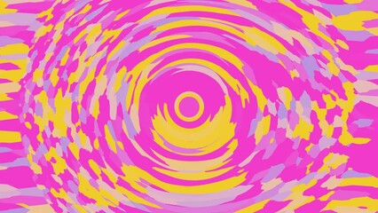 Poster - Digital colorful portal, abstract background. Tunnel or hole concept of artificial intelligent, virtual reality, metaverse, bright yellow and pink colors, colorful vortex concept.