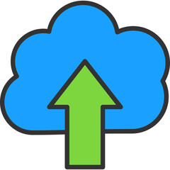 Poster - Cloud Uploding Icon