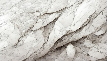 Poster - luxurious gray silver marble texture. marble ink from exquisite original painting for abstract backg