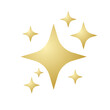 gold shiny star for festive decoration