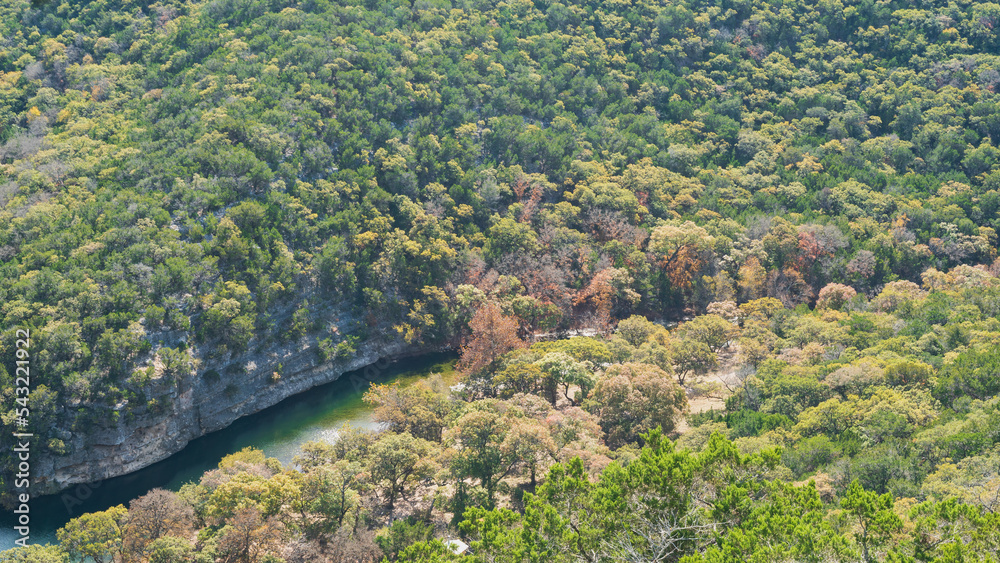 Sabinal Tree river, lost maples state natural area, lost maples, fall foliage, texas ...
