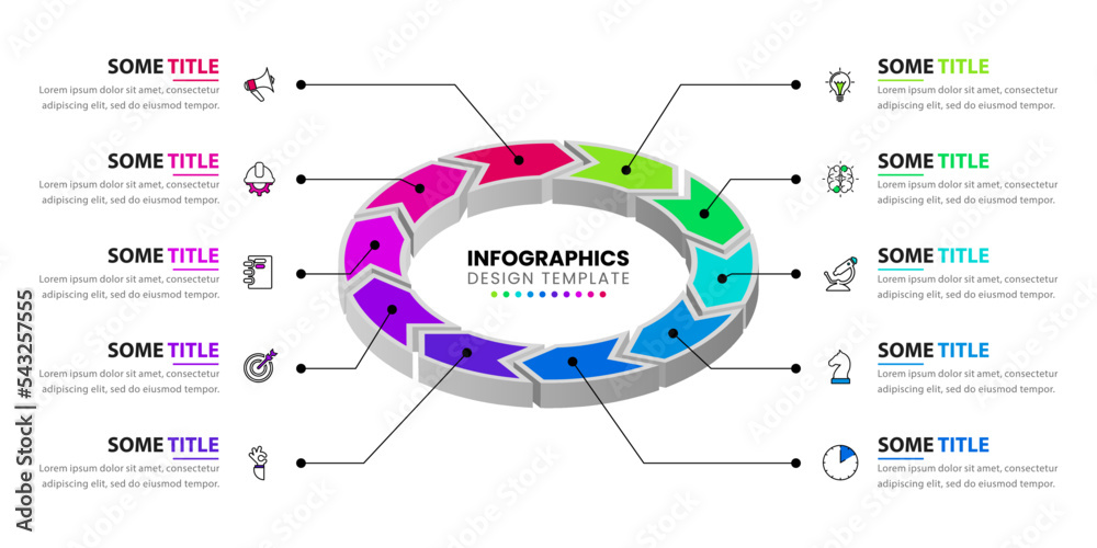 diagram of process Stock Vector | Adobe Stock