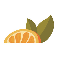 Sticker - orange slice design