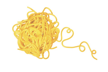 Sticker - Spaghetti heart shape