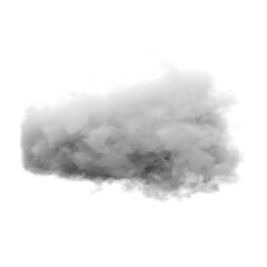 Wall Mural - 3d render, abstract clouds and cumulus clip art isolated on transparent background, sky elements