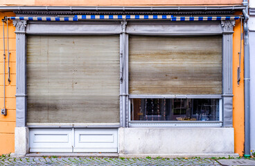 Wall Mural - old store front in italy