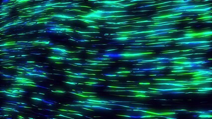 Poster - Abstract colorful background with bright glowing lines. Abstract neon background. Fast moving colored rays. Glowing lines, virtual reality. Tech futuristic motion background. 3D. Video animation 4K.