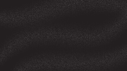 Poster - Grain waves background. Stipple curve lines. Abstract wavy noise dotted shapes wallpaper. Dotwork gradient pattern. Stochastic vector