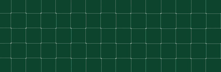 Wall Mural - Net texture pattern on green background. Net texture pattern for backdrop and wallpaper. Realistic net pattern with black squares. Geometric background, vector illustration