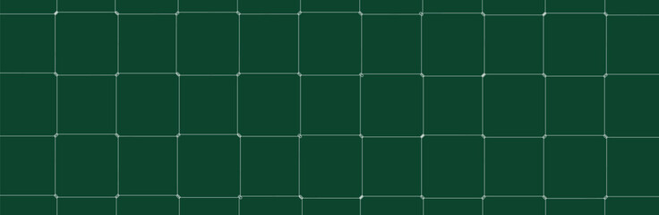 Wall Mural - Net texture pattern on green background. Net texture pattern for backdrop and wallpaper. Realistic net pattern with black squares. Geometric background, vector illustration