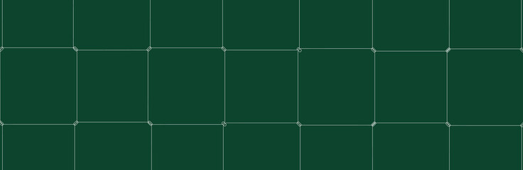 Wall Mural - Net texture pattern on green background. Net texture pattern for backdrop and wallpaper. Realistic net pattern with black squares. Geometric background, vector illustration
