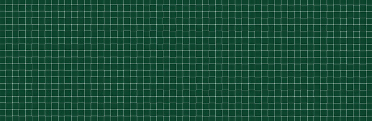 Wall Mural - Net texture pattern on green background. Net texture pattern for backdrop and wallpaper. Realistic net pattern with black squares. Geometric background, vector illustration