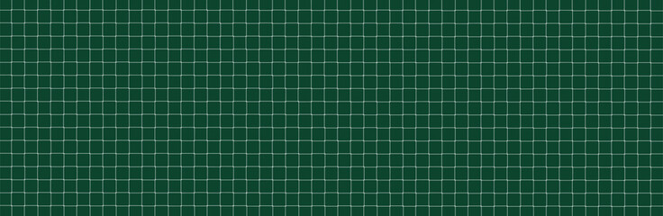 Wall Mural - Net texture pattern on green background. Net texture pattern for backdrop and wallpaper. Realistic net pattern with black squares. Geometric background, vector illustration