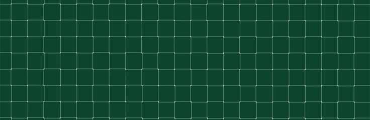 Wall Mural - Net texture pattern on green background. Net texture pattern for backdrop and wallpaper. Realistic net pattern with black squares. Geometric background, vector illustration