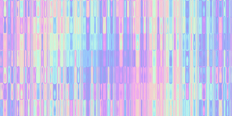 Wall Mural - Seamless trendy iridescent rainbow surreal molten fantasy glass refraction background texture. Soft pastel holographic pattern. Modern unicorn gradient foil abstract nostaligic vaporwave light effect.
