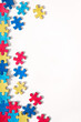 Autism Awareness Day, World Autism Day, vertical banner, wallpaper, background for flyer, poster for Health Care Awareness campaign for Autism